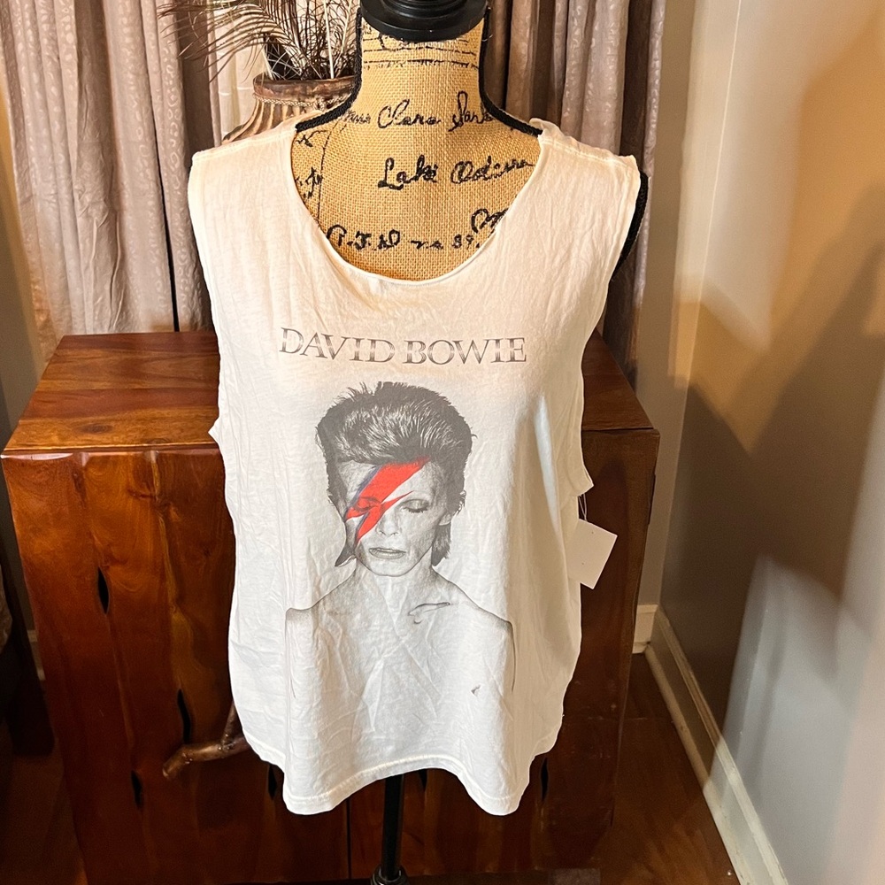 NEW LUCKY BRAND David Bowie tank sz L